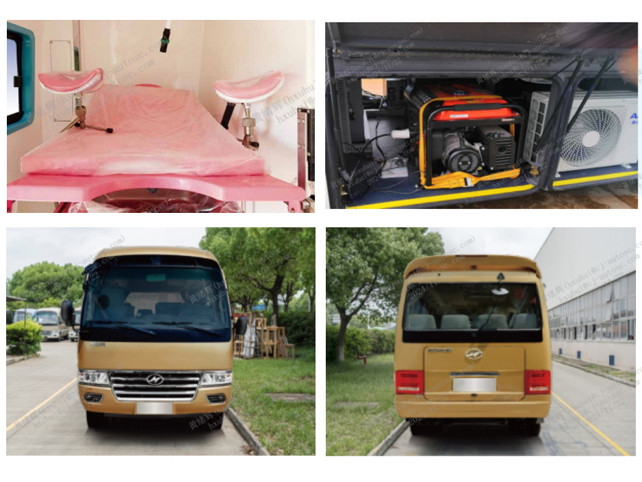Autobús de detección de cáncer de diesel médico